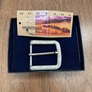 Vintage Montana Silversmiths 1995 Taiwan R.O.C  Belt Buckle